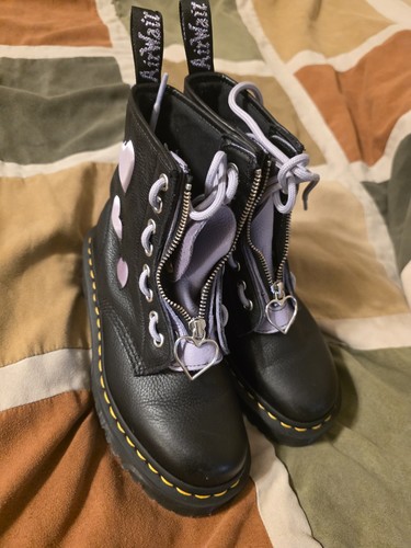 Martens 1460 zip - dr., heart