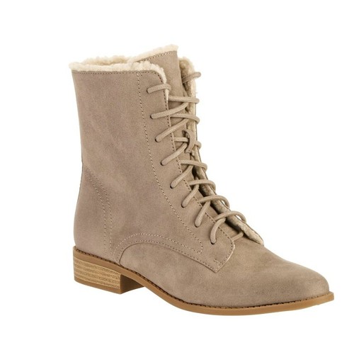 Boot vegan shearling - vegan, shearling-lined