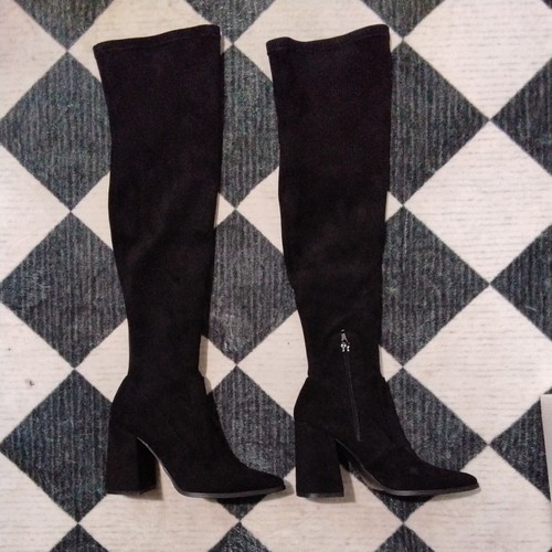 Steve madden black thigh - madden, thigh-high